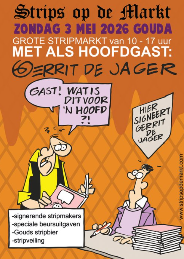 Strips op de Markt Gouda 2026
